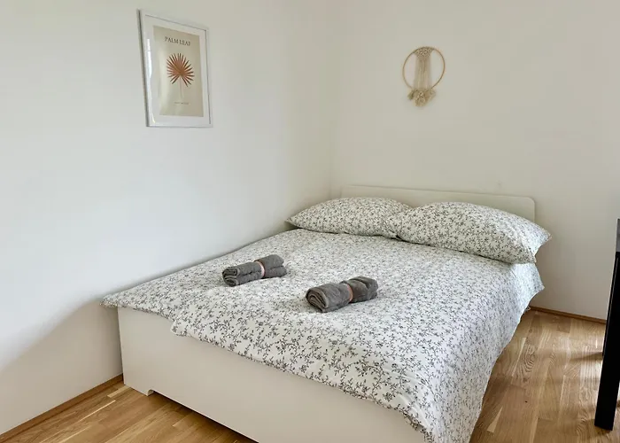 Brand New Danube With Balcony And Free Parking Відень