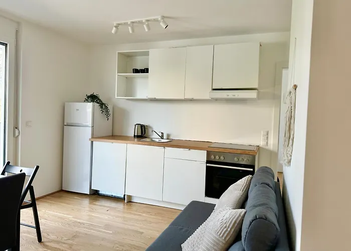 Brand New Danube With Balcony And Free Parking * Відень