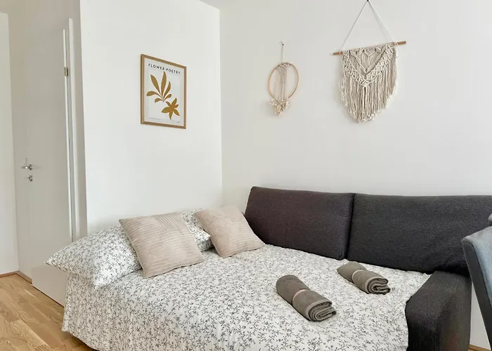 Апартаменти Brand New Danube With Balcony And Free Parking Відень